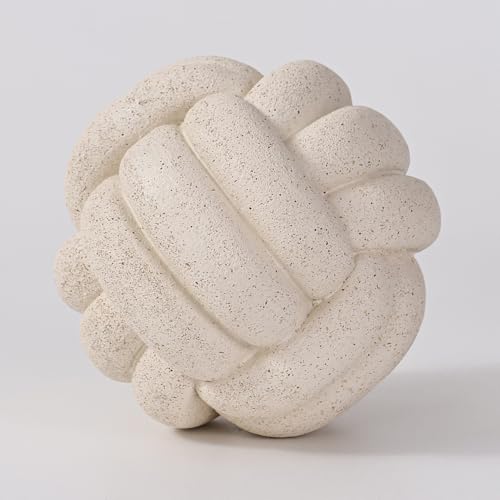 Dneuoir Knot Ball Decor, Coffee Table Decor, Resin Aesthetic Decorative