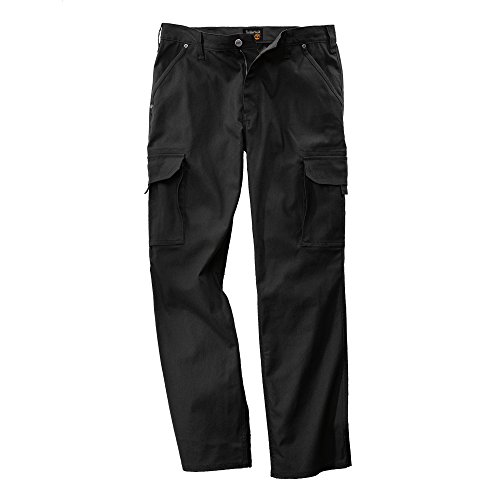 Timberland PRO Men's Gridflex Canvas Utility Pant, Jet Black, 36x32