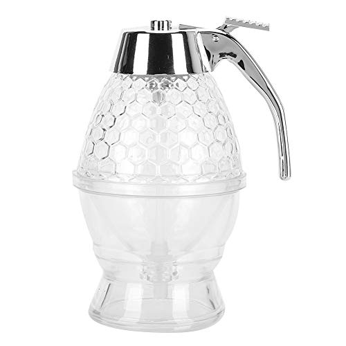Sugoyi Dispensador de Miel sin Goteo, Recipiente Distribuidor de Miel, Soporte para Recipiente de Miel, Recipiente para Miel, Recipiente para Almacenamiento de Miel, Suministros de Cocina para el