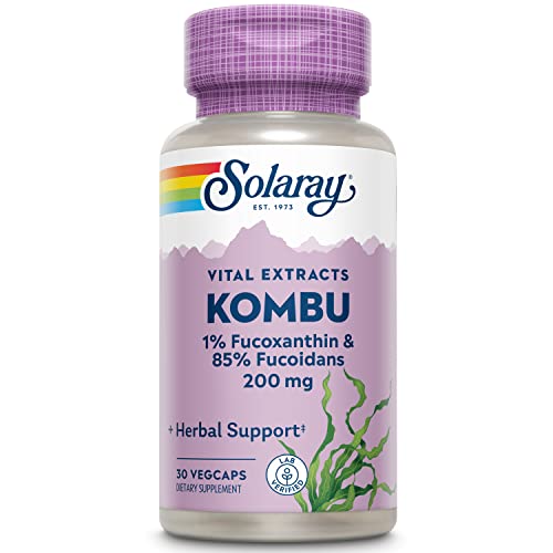 Image of Solaray Fucoxanthin Special Formula Vegetarian Capsules, 400 mg, 30 Count