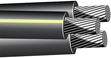 NASSAU ELECTRICAL SUPPLY 250' Monmouth 4/0 4/0 4/0 Aluminum URD Triplex Cable Direct Burial Wire 600 Volt