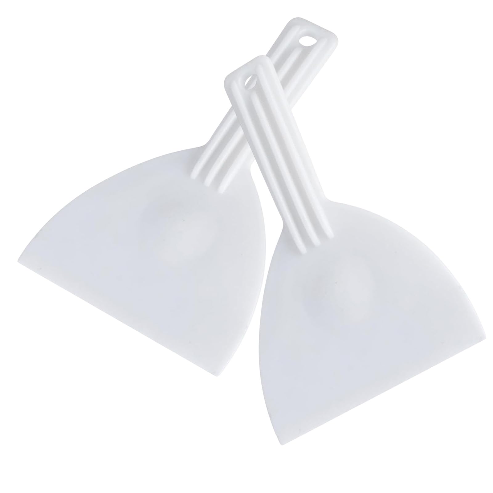 Xjdzineq 2pcs Pizza Scraper with Comfortable Grip Cake Divider Ergonomic Handle Spatula Dough Cutter Tool Kitchen Gadget Flexible Dough Scraper