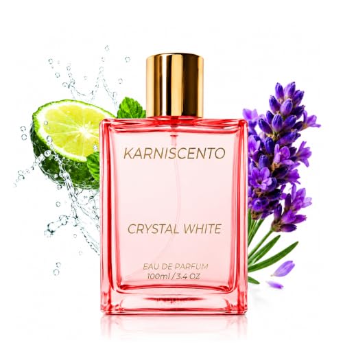 Image of Crystal White Eau De Parfum 100ml | Long Lasting Perfume for Men & Women | Fresh Floral & Woody | 8-10 Hours Performance