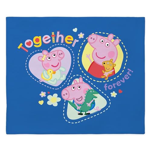 CafePress Peppa Pig: Together Forever King Duvet Cover, Printed Comforter Cover, Unique Bedding