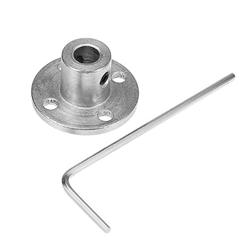 MASUNN 5 Millimeter Flansch Koppelung Achse optisch Befestigung Sitz aus Stahl Flansch starr Platte