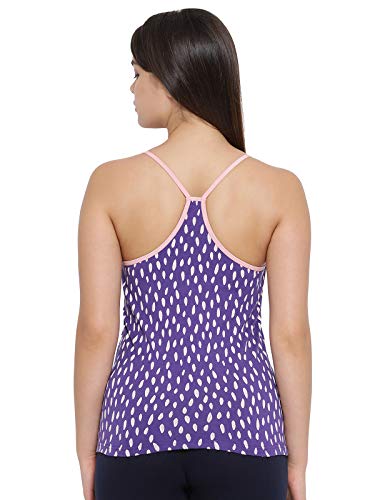 Image of Clovia Women's Cotton Floral Print Camisole