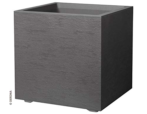 Preisvergleich Produktbild Deroma Pflanzkasten Cubo Millenium 39cm - Gravity dunkelgrau