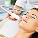 Ipetboom 8pcs Plastic Hydro Facial Machine Tips Heads for Water Oxygen - Beauty Cleaning Suction Machine Replacement Parts Skin Care Aqua Peeling Caps, 1.65cm/0.65in interface inner diameter
