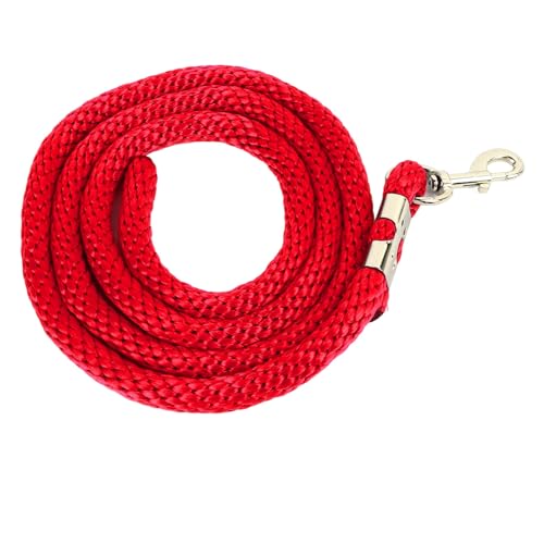 Corde de longe pour cheval durable haute résistance avec bouton-pression