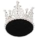 TOPPERFUN Crown Ornaments, Cute Self Adhesive Motorcycle Helmet Decorative Accessories, Reusable Princess Rhinestone Crown for Motorcycle Bike Electric Vehicle Ski Helmet Decoration