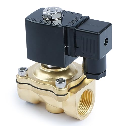 Électrovanne laiton G 3/4" 24V CC U.S. Solid normalement fermée pour eau et air - 3