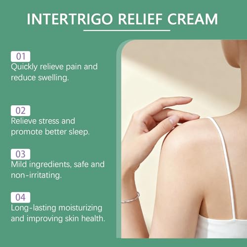 Generic 2PCS Intertrigo Relief Cream,Intertrigo Cream,2026 New Skin Fold Barrier Cream,Cream for Skin Folds, Quickly Soothes Skin and Reduces Moisture and Friction