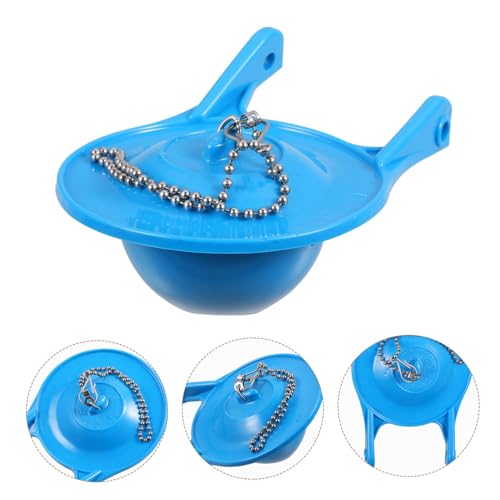 OSALADI Inch Toilet Tank Flapper Blue Rubber Stopper Tank Ballcock Efficient Leak Prevention Fits Models