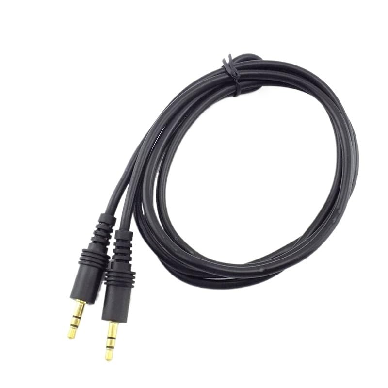 Cable auxiliar 3.5mm stereo macho a macho 1.5m miniatura 3