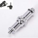 2 x metalowy 1/4" 3/8" męski adapter typu spigot adapter kamera śruba do parasola lampa błyskowa statyw