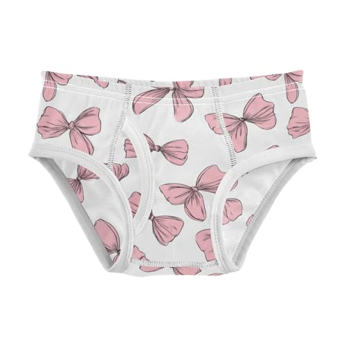 Wusikd Cute Pink Bows Boys' Underwear Cotton Boys Briefs Soft Toddler Underwear 2T