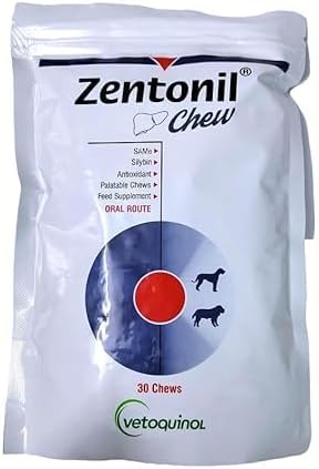 Zentonil Liver Support/Hepatic Chews for Dogs & Cats, 15 Chews