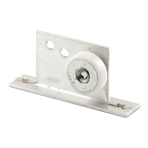 Prime-Line M 6035 Tub Enclosure Roller and Bracket Assembly, 3/4 In., Flat Edge Nylon Tire, Steel...