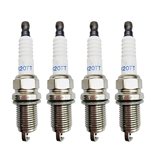 Bougies d'allumage PK20TT-4504 en lot de 4 pour moteurs Audi BMW et Jeep