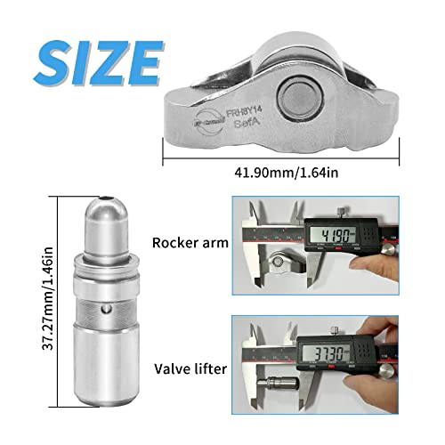Epchunmi Dual Overhead Cam Rocker Arms & Hydraulic Valve Lifters Kit Fits 2000 To 2018 1.9L 2.0L 2.2L 2.4L 2.5L 4.6L Ec-Otec Engines Replaces 12565203 Mr-1340 & 24100005 Jb-7524. #TOP5