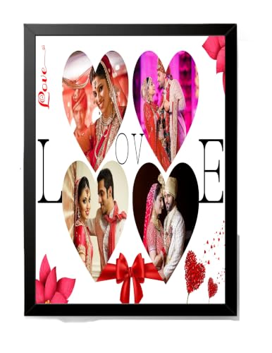 Image of A4 Size Photo Frame For Home and Office Decoration | 8x12 Inches (Black), Rectangular, Black, 9