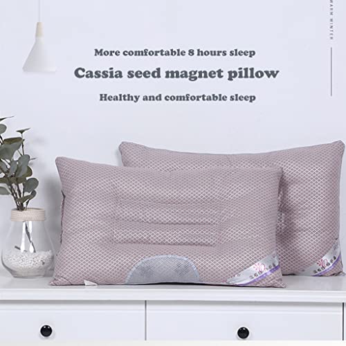 Pillow 2Pack Cassia Seed Sleep Aid, Single Core In Home Student Dormitory, Magnetic Therapy Stone Adult Cervical Healthy And Comfortable Sleep Neck #TOP6