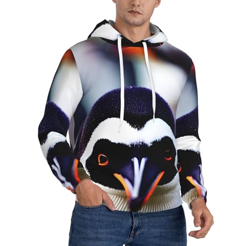Sweat à capuche homme pingouin le pull idéal pour la salle de sport et le quotidien