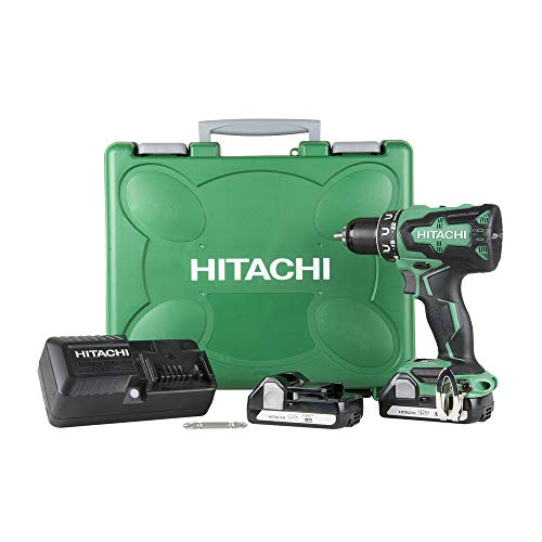 Hitachi DS18DBFL2 18V Cordless Lithium Ion Brushless Driver Drill (Includes Two 1.5Ah Batteries)