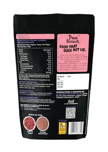 Image of True Elements Oats Flour 500 g