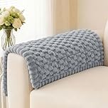 Homcomodar 1PC Thick Sofa Cover Soft 2 3 4 Seater Sofa Covers Washable Non-Slip Couch Covers Sofa Slipcovers Furniture Protector for Living Room Pet Couch Cover (Grey 70x70cm)