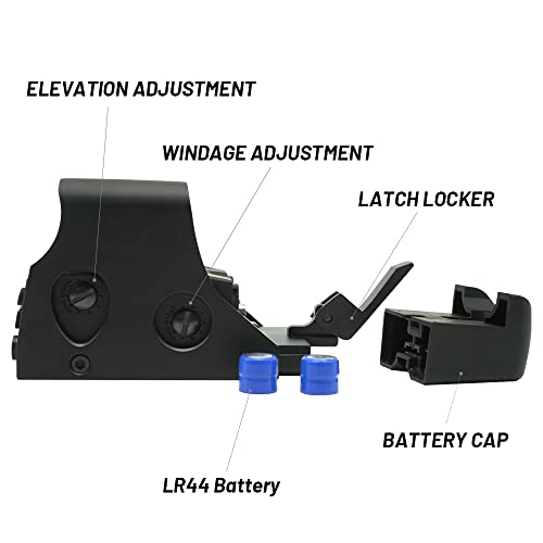 Ohhlion 551 Metal Holographic Bright Green & Red Dot Sight thumb #4