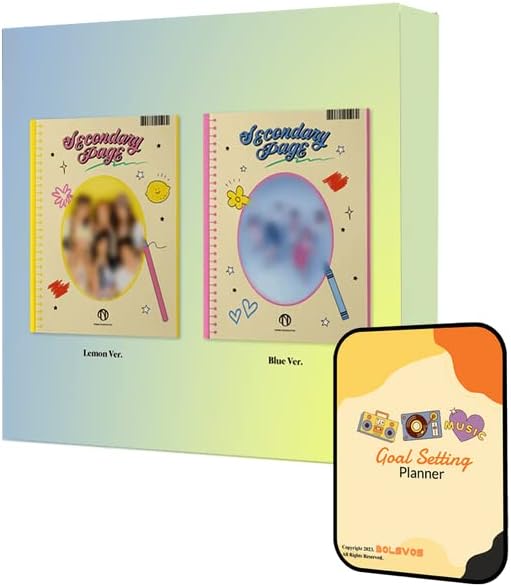 Secondary Page DreamNote Album [Random ver.]+Pre Order Benefits+BolsVos K-POP Inspired Digital Planner, Digital Sticker Pack (5th Single Album)