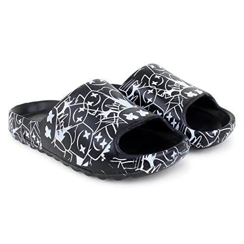 Image of Pampy Angel Zig Zag All SmartiiMen's Flip Flops Slides Back Open Household Comfortable Slippers