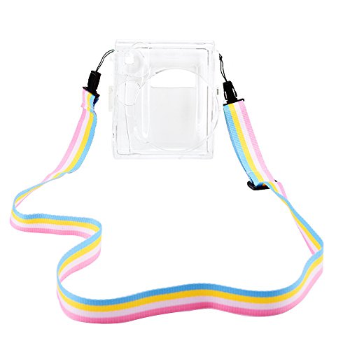 Wolven Clear Camera Case Compatible With Fujifilm Mini 90 Instant Camera - Mini 90 Transparent #TOP3