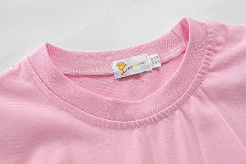 Birthday Shirts Toddler Girls Unicorn T-Shirt Long Sleeves Kids 2nd 3rd 4th 5th 6th 7th Birthday White, Pink Tees4