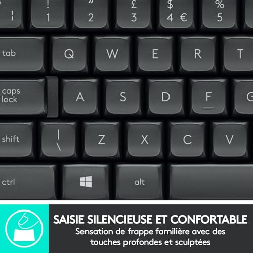 Logitech MK545 ADVANCED clavier souris sans fil QWERTY US noir - 5