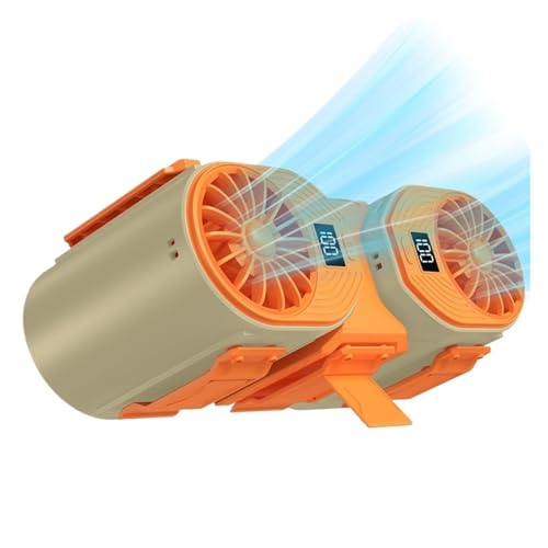 �[�d���E�G�X�g�l�b�N�t�@�� 20000RPM 10000mAh 24���ԉғ� 5�i�K�X�s�[�h �f���A�����[�^�[ �x���g�N���b�v �����Ԃ̃o�b�e���[�쓮(Brown Orange)