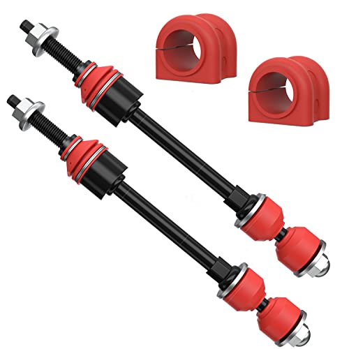 4 PC Front Sway Bar Link Kit + Front CODE RED EXTREME…