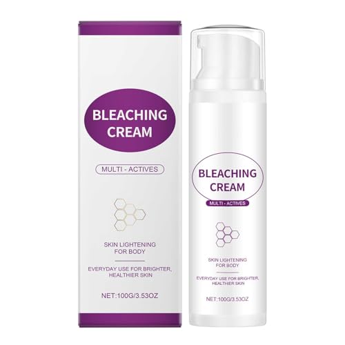 Crema blanqueadora para zonas íntimas contiene vitamina C para axilas, rodillas, codos, zona del bikini y piel sensible. Crema blanqueadora para el cuerpo (A)