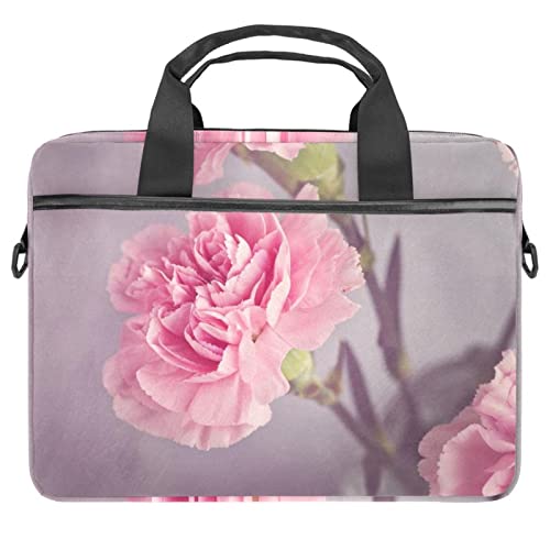 Sacoche ordinateur portable 14 pouces protégeant des chocs avec style floral rose