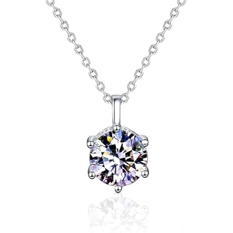 Byourcher Moissanite Diamond Pendant Necklace Cover