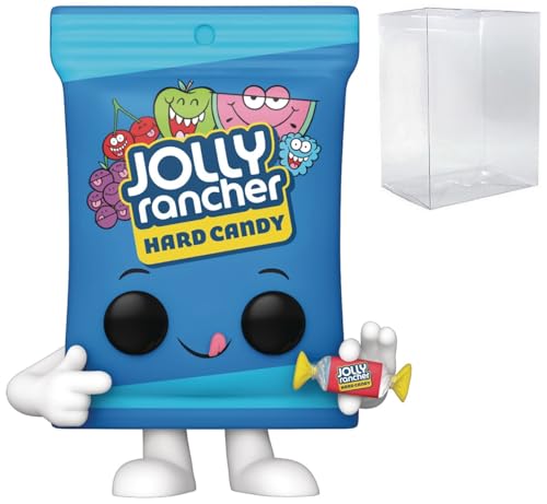 POP Foodies - Jolly [Rancher] - Jolly [Rancher] Hard Candy Bag Funko Vinyl Figure (Bundled with Compatible Box Protector Case), Multicolor, 3.75 inches
