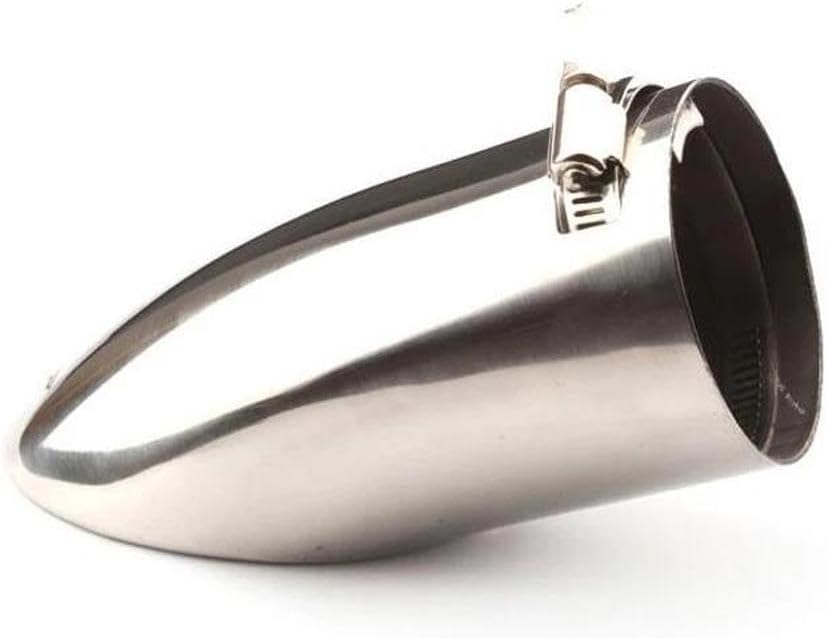 Spare Parts Car Cover Muffler Exterior End Pipe Dedicate Stainless Steel Exhaust Tip Tail For Nissan X-Trail T32 Rogue 2017-2019(Silver)