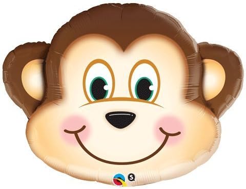 Mischief Monkey 35 Inches Xl Supershape Mylar Balloon