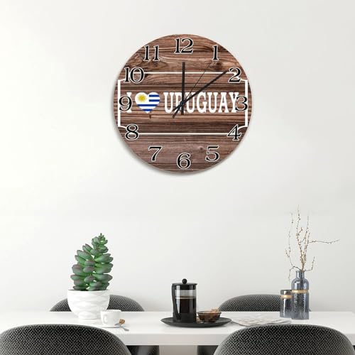 Horloge drapeau Uruguay cadeau idéal pour ami étranger - 4