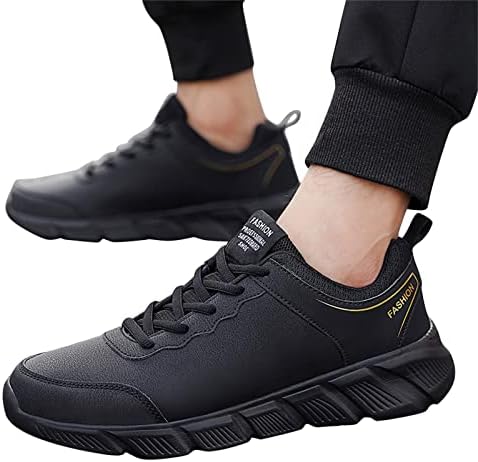 Zapatillas De Ajuste Ancho Para Hombre Con Soporte De Arco - Ligeras, Transpirables Y Antideslizantes, Para Correr, Gimnasio Y Caminar