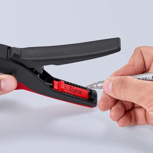 KNIPEX PreciStrip16 Automatische Abisolierzange, in Blister, 0,08-16 mm², Feinjustierung, einstellbarer Längenanschlag, 12 52 195 SB