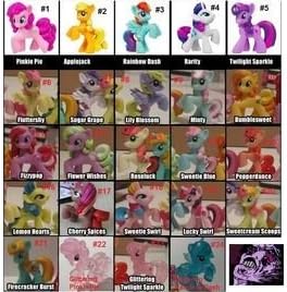 Amazon.com: My Little Pony Friendship Is Magic 2 Inch PVC Figure ...
