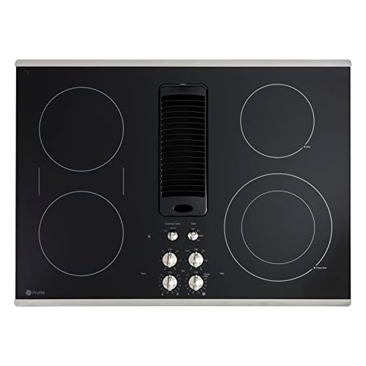 GE Profile PP9830SRSS 30" Downdraft Electric Cooktop