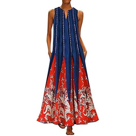 Vestido Boho de Talla Grande para Mujer Cover
